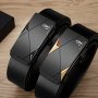 Business Men's Genuine Leather Cowhide Belt With Automatic Buckle