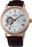 Open Heart Automatic Men Watch - Brown & White