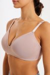 Branded Montelle Plush Wirefree T-Shirt Comfort Bra C-d-dd For Large Bust