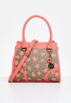 Polo Meadow Small Shopper Crossbody Bag-coral