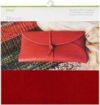 Genuine Leather - Cranberry 30.5 X 30.5CM 1 Sheet - Compatible With Explore/maker