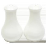White Basics Fluted Salt & Pepper