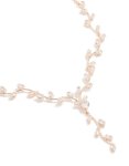 Rose Gold Cubic Zirconia Vine Y-necklace
