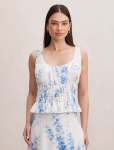 Molly Shirring Top - 16 Suki Floral Co-ord