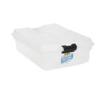Addis Clear Storage Box With Lid 26L Clear