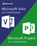 Microsoft Project 2021 Professional & Visio 2021 Professional Bundle