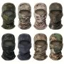 Premium Cool Camouflage Balaclava Uv Protection Full Face Cover For Outdoor Sports Cycling Fishing