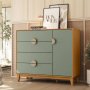 Ipeni Shoe Rack Dresser Green/cinnamon