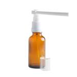 20ML Amber Glass Aromatherapy Bottle With Throat Sprayer 18 65
