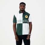 Quartered Ss Rugby Jersey-white - 4XL