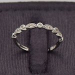 9CT White Gold Dress Ring