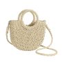 Straw Beach Bag For Women Crochet Crossbody Bags Small Boho Purse