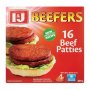 I&j Beefers Beef Patties 800G