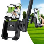 Welvath Magnetic Golf Cart Phone Holder Rotatable Phone Mount Holder Compatible With Iphone galaxy smartphones Golf Cart Accesso