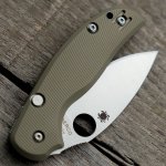 Spyderco Sage 6 SCALES Aggressive Agent Milling - Contoured - Anodized Fde