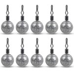 Drop Shot Weights Kit Round Cannonball Fishing Sinkers Weights Bass Casting Fishing Weights Swivel Drop Shot Sinker Rig Tackle F