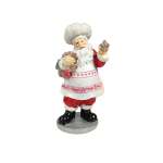 Chef Santa With Star Ginger Cookies 9.5X11X20.5CM