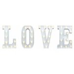 LED Letter Lights Love