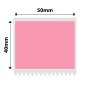 NB725 - NIIMBOT - K2 / K3 - 50X40MM - 740 PINK LABELS