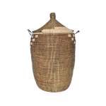 Black Woven Laundry Basket - Design 4