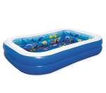 Bestway 8'7"" X 69"" X 20"" 2.62M X 1.75M X 51CM 3D Undersea Adventure Pool
