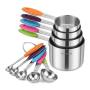 10-PIECE Measuring Cups And Spoons Set