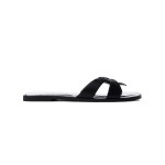 Quadra Heart Sandals -black silver