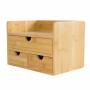 Multifunctional Bamboo Desk Cosmetic Organiser