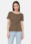 Levi's Honey Short Sleeve Smaller Annessa Cheetah Ermine - Brown