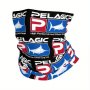 Pelagic High-Performance Offshore Gear Neck Gaiter - Woven Casual Style UV Protection Breathable Polyester (95%) Elastane (5%) Blend Multi-functional Fishing Scarf Headband