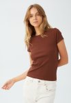 Cotton On The One Organic Short Sleeve Tee - Desert Brown