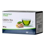 LIFESTYLE FOOD Tea 20'S Green Tea & Ginger