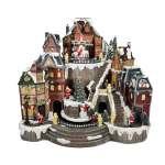 LED Scenery With Train Tree And Carnival 40X33X37.5CM