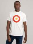 Target Tee - Ivory red - Ivory Red XXL