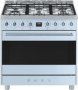 Smeg 90CM Cooker C9MAAZSSA9 Pastel Blue