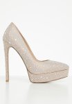 Lidia-r Platform Court Heel - Blush Multi