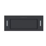 Falco 90CM Black Glass Integrated Extractor - FAL-90-BIG-B