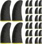 100 Pairs Gaming Finger Sleeves Anti-sweat Mobile Gaming Finger Covers