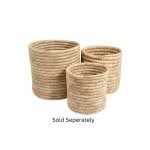 Coil Waved Planter Basket
