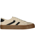 Cream And Black Casual Sneakers - 7 Grey
