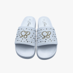 Sissy Boy Slide With Pearl Diamante White - 17