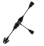 Switched Easy Cable Extender Daisy Chain Kit - 2M - Black