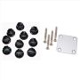 10 Pieces Guitar Knobs Amplifier Amp Knob Bass Tone Volume Knobs Brass