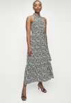Edit Sleeveless Button Thru Tiered Midi Dress - Misshapen Minimal