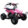 50CC 2T Econo Air Cooled 3HP MINI Quad With Rubber Wheels - Pink 4-10 Years