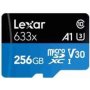 Lexar 256GB High-performance Blue Series 633X Uhs-i Microsdhc Memory Card - With Sd Adapter