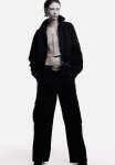 Twill Cargo Trousers - Black