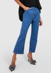 Basics Mid Rise Kick Flared Jeans - Mid Wash