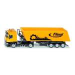 Mercedes-benz Truck With Fliegl Trailer 1:50 - Yellow