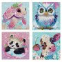 Diamond Art Painting Art Kit Diy Cartoon Animal Rhinestone Art Mosaic Set Suitable For Beginners 5D Full Diamond Art Painting Kit Mosaic Set Suitable